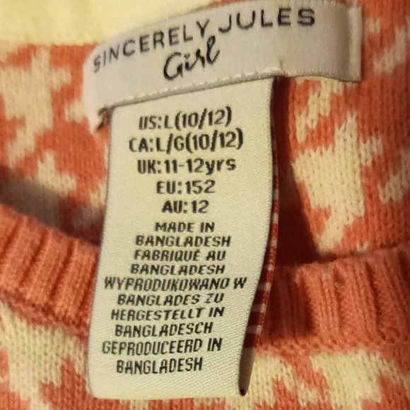 Sincerely Jules Girl Vintage look 3 piece size 10-12 with sweater vest & skirt. - Picture 6 of 7